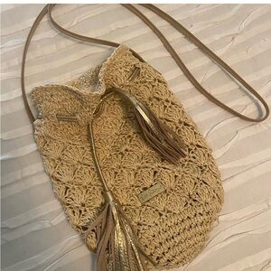 Lilly Pulitzer Pineapple Crochet Crossbody Bag